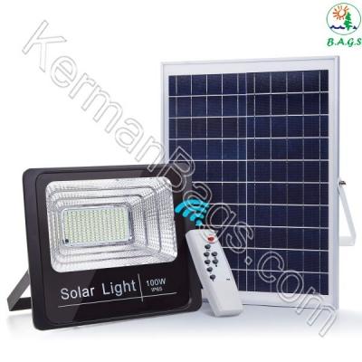 پروژکتور ویلایی سولار 100w حرفه ای