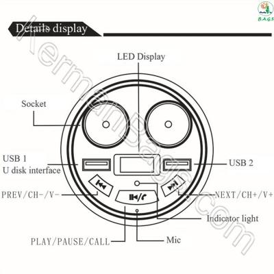 شارژر 120W لیوانی خودرو جدید