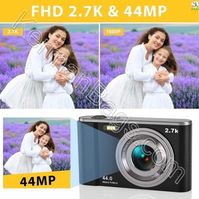 دوربین دیجیتال مدل 2.7K UHD 44MP به همراه لنز 16X