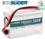 تبدیل برق ماشین به برق شهری (Suoer-SDA-200W)