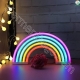 چراغ دیواری نئونی مدل رنگین کمان ZJ-01-rainbow-GM3