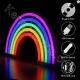 چراغ دیواری نئونی مدل رنگین کمان ZJ-01-rainbow-GM3