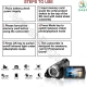 دوربین فیلم برداری مدل FHD 1080P 24MP 3.0 LCD display 16X zoom camera